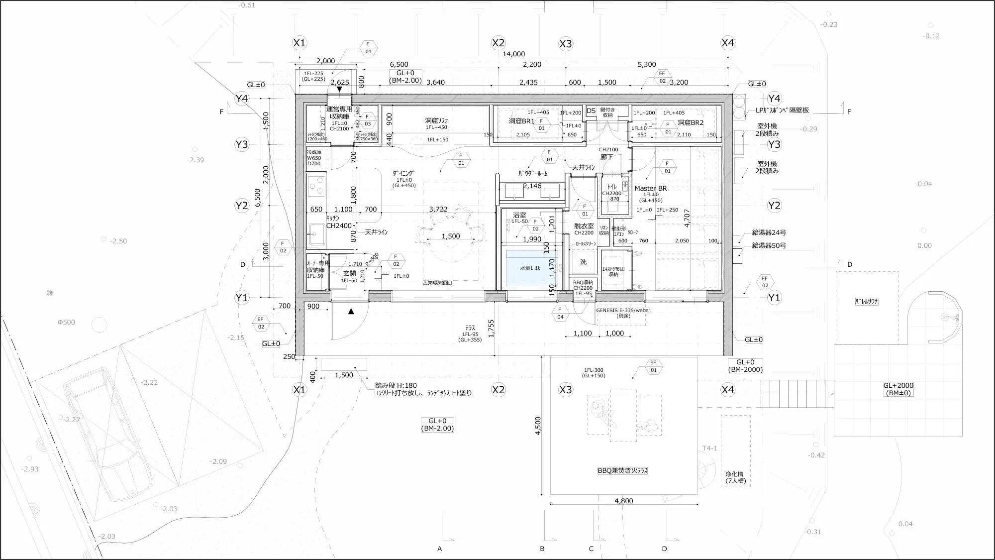 燈の平面図（間取り図）