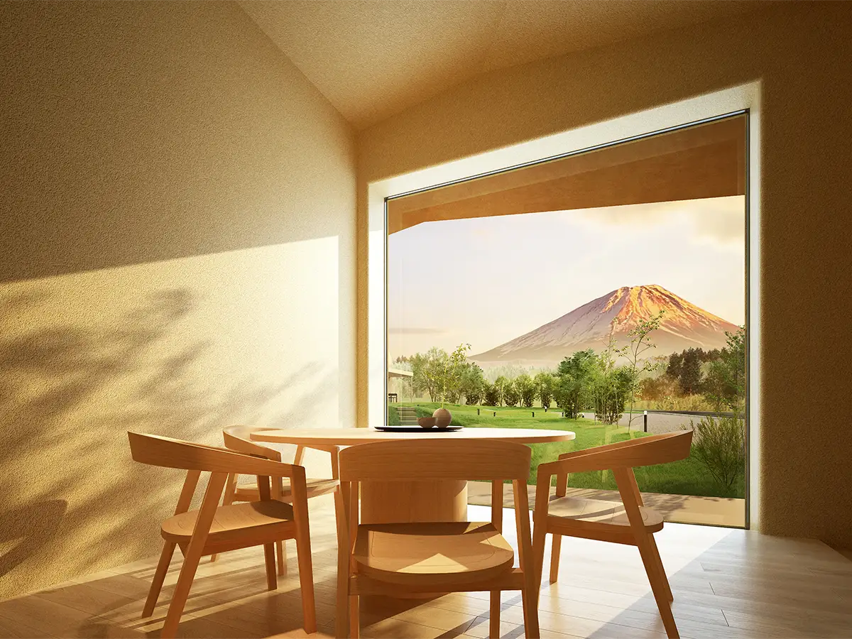 Mt. Fuji view from the dining roomの画像